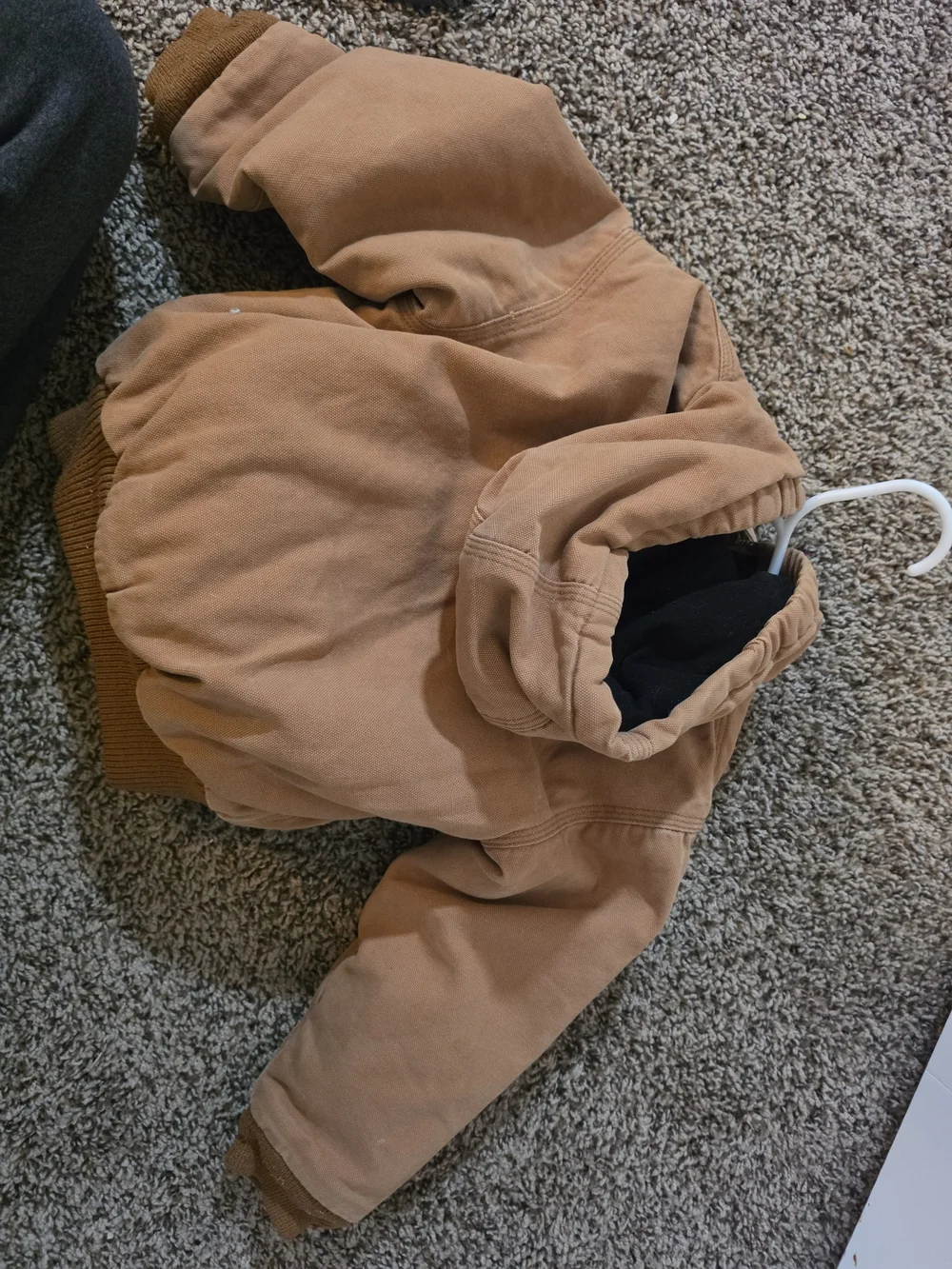 Walls Kids Hooded Puffer Jacket in Brown